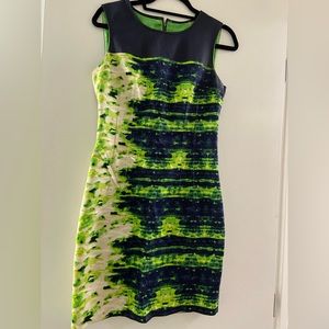 LAST CHANCE Elie Tahari Print Shift Dress 6
